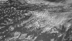 GOES-West Central/Eastern Pacific satellite image (Visible)