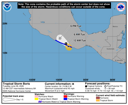 NHC graphical forecast track