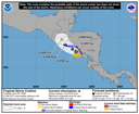 NHC graphical forecast track