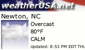 Click for Forecast for Newton, NC from weatherUSA.net