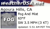 Click for Forecast for Agoura Hills, California from weatherUSA.net