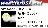 Click for Forecast for Amador City, California from weatherUSA.net