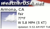 Click for Forecast for Armona, California from weatherUSA.net