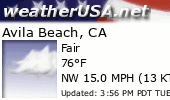 Click for Forecast for Avila Beach, California from weatherUSA.net