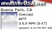 Click for Forecast for Buena Park, California from weatherUSA.net