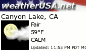 Click for Forecast for Canyon Lake, California from weatherUSA.net