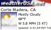Click for Forecast for Corte Madera, California from weatherUSA.net