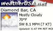 Click for Forecast for Diamond Bar, California from weatherUSA.net