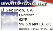 Click for Forecast for El Segundo, California from weatherUSA.net