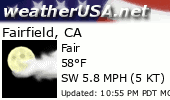Click for Forecast for Fairfield, California from weatherUSA.net