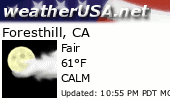 Click for Forecast for Foresthill, California from weatherUSA.net
