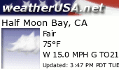 Click for Forecast for Half Moon Bay, California from weatherUSA.net
