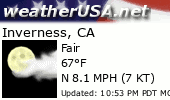 Click for Forecast for Inverness, California from weatherUSA.net