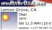 Click for Forecast for Lemon Grove, California from weatherUSA.net