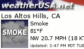 Click for Forecast for Los Altos Hills, California from weatherUSA.net
