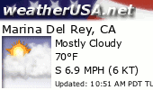 Click for Forecast for Marina del Rey, California from weatherUSA.net