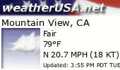 Click for Forecast for Mountain View, California from weatherUSA.net