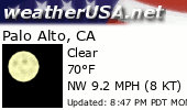 Click for Forecast for Palo Alto, California from weatherUSA.net
