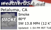 Click for Forecast for Petaluma, California from weatherUSA.net
