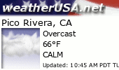 Click for Forecast for Pico Rivera, California from weatherUSA.net