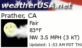 Click for Forecast for Prather, California from weatherUSA.net