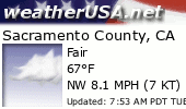 Click for Forecast for Sacramento County, California from weatherUSA.net