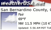Click for Forecast for San Bernardino County, California from weatherUSA.net