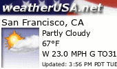 Click for Forecast for San Francisco, California from weatherUSA.net