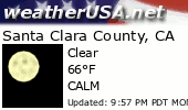 Click for Forecast for Santa Clara County, California from weatherUSA.net