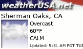 Click for Forecast for Sherman Oaks, California from weatherUSA.net