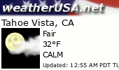 Click for Forecast for Tahoe Vista, California from weatherUSA.net