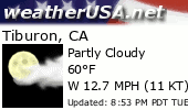 Click for Forecast for Tiburon, California from weatherUSA.net