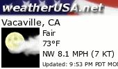 Click for Forecast for Vacaville, California from weatherUSA.net