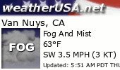 Click for Forecast for Van Nuys, California from weatherUSA.net