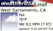 Click for Forecast for West Sacramento, California from weatherUSA.net