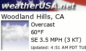 Click for Forecast for Woodland Hills, California from weatherUSA.net