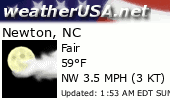 Click for Forecast for Newton, NC from weatherUSA.net