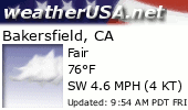 Click for Forecast for Bakersfield, California from weatherUSA.net