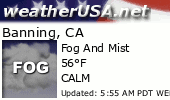 Click for Forecast for Banning, California from weatherUSA.net