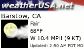 Click for Forecast for Barstow, California from weatherUSA.net