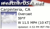 Click for Forecast for Carpinteria, California from weatherUSA.net