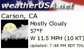 Click for Forecast for Carson, California from weatherUSA.net