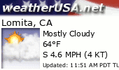 Click for Forecast for Lomita, California from weatherUSA.net