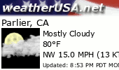 Click for Forecast for Parlier, California from weatherUSA.net