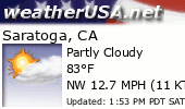 Click for Forecast for Saratoga, California from weatherUSA.net