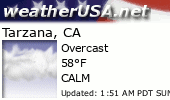 Click for Forecast for Tarzana, California from weatherUSA.net