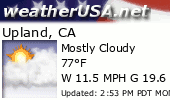 Click for Forecast for Upland, California from weatherUSA.net