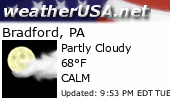 Click for Forecast for bradford, pa from weatherUSA