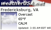 Click for Forecast for fredericksburg, va from weatherUSA