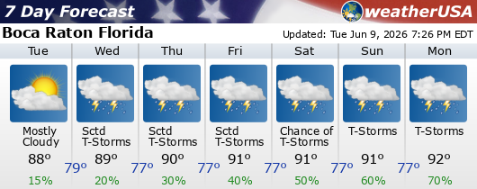 Click for Forecast for 33428 from weatherUSA.net Click for Forecast for 33428 from weatherUSA.net